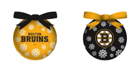 LED Boxed Ornament Set of 6, Boston Bruins