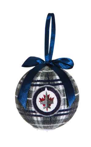 LED Ball Ornament, Winnipeg Jets