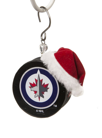 NHL Puck Ornament, Winnipeg Jets