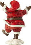 Enesco Jim Shore Heartwood Creek Pint Sized Walking Santa