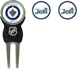 Team Golf NHL Divot Tool with 3 Golf Ball Markers Pack