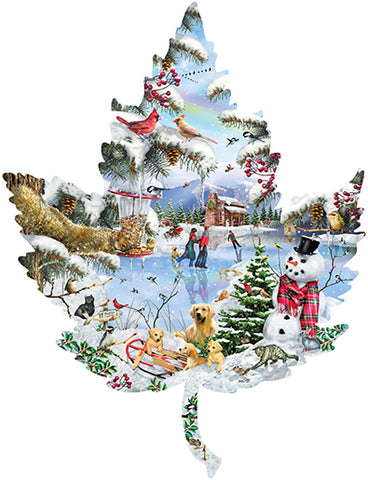 Winter on the Lake Puzzle (Special Shape) 1,000 pc