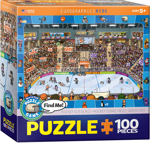 Hockey Spot and Find Puzzle 100 pc