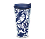 Tervis NHL All Over Tumbler with Wrap and Lid 24oz, Clear