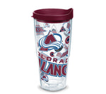 Tervis NHL All Over Tumbler with Wrap and Lid 24oz, Clear