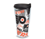 Tervis NHL All Over Tumbler with Wrap and Lid 24oz, Clear